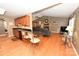 Open floor plan seamlessly connects the kitchen and living room areas at 1353 33Rd Avenue Ne Dr, Hickory, NC 28601