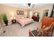 Cozy main bedroom features neutral colors, carpeted floors, and warm lighting fixtures at 1353 33Rd Avenue Ne Dr, Hickory, NC 28601