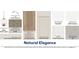 Selection of interior design elements including cabinet hardware, kitchen pendant lights, and vinyl plank flooring at 1468 Honey Trl, Monroe, NC 28112