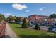 Quaint downtown street featuring brick buildings, local shops, and lush greenery at 1468 Honey Trl, Monroe, NC 28112