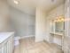 Bathroom featuring vanity with storage, tile floors, and vanity area at 1520 Royalty Cir, Statesville, NC 28625