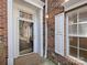 Inviting front entryway with a glass door that gives view of the interior at 1520 Royalty Cir, Statesville, NC 28625