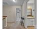 Upstairs hallway with view of full bathroom at 1650 Berkshire Dr, Hickory, NC 28602