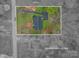 This is an aerial view of the property, highlighting the approximate lot lines at 2617 Brookwood Rd, Lincolnton, NC 28092