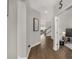 Open foyer with hardwood floors leading to a spacious living area and staircase at 5119 Moselle Ave, Fort Mill, SC 29707