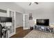 Inviting living area featuring French doors and a cozy TV setup at 5119 Moselle Ave, Fort Mill, SC 29707