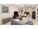 Inviting living room with a fireplace and comfortable seating, perfect for entertaining at 5329 Glenbrier Dr, Charlotte, NC 28212