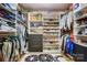 Spacious walk-in closet with custom shelving and plenty of storage space at 1112 Drummond Ave, Charlotte, NC 28205