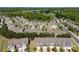 Overhead shot of a residential community with a mix of single-Gathering homes and green surroundings at 1212 Croft Dr, Fort Mill, SC 29708