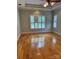 Bedroom with hardwood floors and plantation shutters at 127 Victoria Park Dr, Shelby, NC 28150