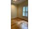 Bedroom with hardwood floors and plantation shutters at 127 Victoria Park Dr, Shelby, NC 28150