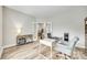 Home office with wood floors, french doors, and a neutral color scheme at 1813 Robbins Meadows Dr, Waxhaw, NC 28173