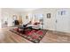 Bright living room with hardwood floors, natural light and a front door entrance at 205 Jim Patterson Rd, Kings Mountain, NC 28086
