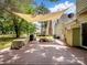 Large wooden deck with a shade, ideal for outdoor dining and entertaining with ample space at 2248 Lawton Bluff Rd, Charlotte, NC 28226