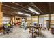 Large unfinished basement with table and chairs offers versatile space at 2710 Wyatt Grove Church Rd, Richfield, NC 28137