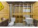 Unfinished basement bathroom with toilet and utility sink, ready for customization at 2710 Wyatt Grove Church Rd, Richfield, NC 28137