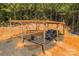 Carport area with black SUV and wooden beam structure at 2710 Wyatt Grove Church Rd, Richfield, NC 28137