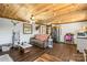 A spacious living room featuring modern flooring, a ceiling fan, and stylish decor at 2710 Wyatt Grove Church Rd, Richfield, NC 28137