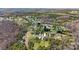 Aerial view of neighborhood showcasing the home nestled among trees and green spaces at 2948 Christy Leigh Dr, Newton, NC 28658