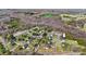 Aerial view of community with the home nestled among mature trees and green spaces at 2948 Christy Leigh Dr, Newton, NC 28658