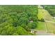 Secluded home surrounded by lush green trees, with private dock on the lake at 307 Stillwater Rd, Troutman, NC 28166