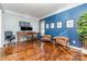 Bright office with hardwood floors and stylish decor at 4511 Morning Dove Ct, Denver, NC 28037