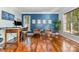 Bright office with hardwood floors and stylish decor at 4511 Morning Dove Ct, Denver, NC 28037
