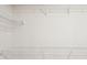 Walk in closet with white wire shelving at 5016 Poplin Vly, Cherryville, NC 28021