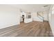 Bright living room features modern open concept with stainless steel appliances and an island at 5016 Poplin Vly, Cherryville, NC 28021
