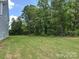 Expansive backyard with lush green lawn and mature trees providing privacy at 5100 Verona Rd # 96, Charlotte, NC 28213