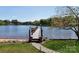 Picturesque dock on calm lake waters, perfect for boating, fishing, and relaxation at 7424 Windy Pine Cir, Denver, NC 28037