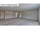 Spacious bedroom with neutral walls, carpet, and recessed lighting at 8067 Kennesaw Dr, Gastonia, NC 28056