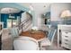 Charming breakfast nook with a round table, stylish chairs, and decorative lighting fixtures at 969 Copperstone Ln, Fort Mill, SC 29708