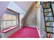 Unique bonus room with climbing wall and built in window seating at 1012 Clover Crest Ln, Weddington, NC 28104