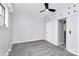 A spacious bedroom is equipped with a ceiling fan and built-in storage cabinets at 105 Deaver St, Chester, SC 29706