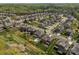 Stunning aerial view of a community showcasing lush green spaces and well-maintained homes at 10904 Kilkenny Dr, Matthews, NC 28105