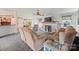 Inviting living room with a fireplace, ceiling fan, and cozy seating, perfect for Gathering gatherings at 115 Oak Creek Rd, Statesville, NC 28625