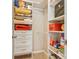 Well-organized closet with built-in shelving and drawers that provides ample storage at 116 Rainbow Trout Trl, Fort Mill, SC 29715