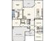 Detailed floor plan showcasing the layout of a home with bedrooms, kitchen, and garage at 1280 Coppergate Dr, Salisbury, NC 28147