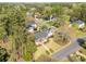 Beautiful aerial view of a home featuring a manicured lawn, mature trees, and a well-maintained landscape at 1736 Cavendale Dr, Rock Hill, SC 29732