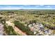Beautiful aerial view of the neighborhood with a golf course and mountain views in the background at 1840 Sapona Ct, Denver, NC 28037