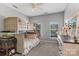 This bedroom features a bunk bed and dresser at 1840 Sapona Ct, Denver, NC 28037