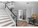 Spacious foyer with staircase, offering a glimpse of the home's interior at 1840 Sapona Ct, Denver, NC 28037