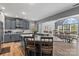 This spacious kitchen is open to the dining room, perfect for entertaining and modern living at 1840 Sapona Ct, Denver, NC 28037