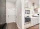 Modern kitchen area featuring stainless steel appliances and lots of storage at 2332 Paddlers Cove Dr, Lake Wylie, SC 29710