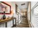 Welcoming entryway with hardwood floors and a view of the dining area at 3021 Patchwork Ct, Fort Mill, SC 29708