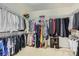 Large walk-in closet with ample hanging space and shelving for storage at 310 Frontier Cir, Indian Trail, NC 28079