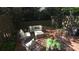 This outdoor patio is bricked and features outdoor seating and privacy fencing at 4609 Hedgemore Dr # I, Charlotte, NC 28209