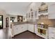 Modern kitchen with stainless steel appliances, granite countertops, and elegant cabinetry at 4808 Truscott Rd, Charlotte, NC 28226