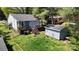The backyard features a deck, storage shed, and plenty of green space at 608 Forney Ave, Lincolnton, NC 28092